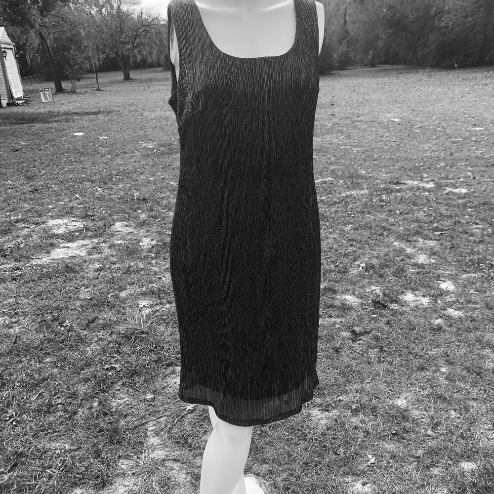 Chic R M Richards Black Silver Strips MIDI S 12